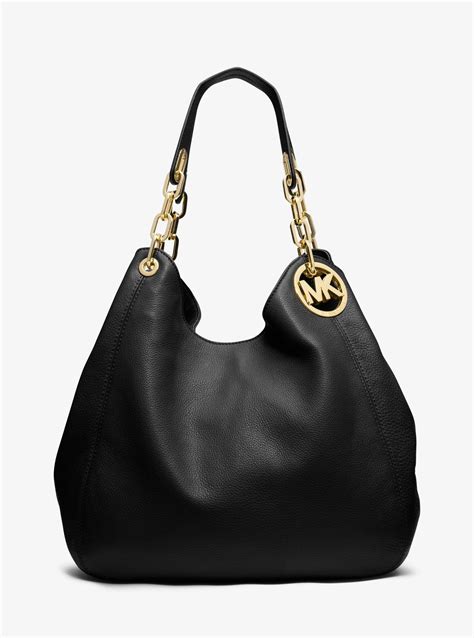 michael kors fulton large leather shoulder bag|fulton large shoulder bag.